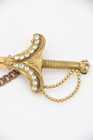 1940s Dagger Through Heart Brooch - Etsy