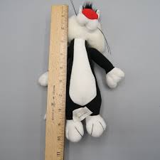 Vintage 1997 Warner Brothers Looney Tunes Sylvester 10" Plush Stuffed Animal | eBay