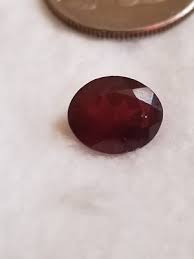 Natural Pyrope Garnet 4.15 Ct India Unheated Oval Shape ...