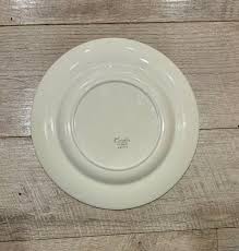 Vintage Homer Laughlin Cavalier Eggshell Dinner Plate Dish Cream With Teal Green Rim 1960's Mid Century - Etsy