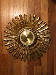 Vintage 16” Syrocco Atomic Sunburst Working Key Wound 8 Day ...