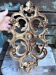 Vintage Candelabra Triple Candle Holder Wall Sconce Candleholder Shell French Provincial French Country Hollywood Regency Mid Century Rococo - Etsy