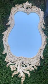 Vintage Syroco MCM Hollywood Regency Gilded Wall Mirror ...