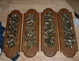 Huge Syroco Gold Wall Hangings 4 gold designs leaf + | eBay