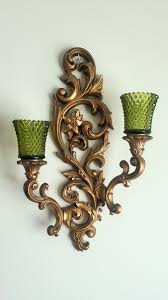 2 Vintage Framed Floral Prints With Ornate Double Votive. | eBay