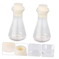 CHILDWEET 2pcs Glass Conical Flasks for Lab 100ml Laboratory Glassware Beaker Safe: Amazon.com: Industrial & Scientific