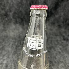 Vintage Sugar Free Tab Glass Bottle 10 FL Oz Embossed Stars ...