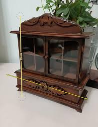 Victorian Style Wooden Display Cabinet: Dollhouse Collection Piece - Etsy