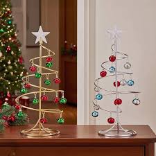 Iron Lace Christmas Tree Mini With Bell Star Desktop ...