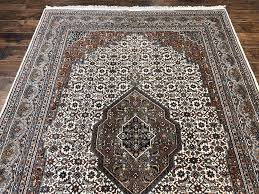 Indo Persian Rug 7x10 ft, Hand Knotted Wool Vintage Oriental ...