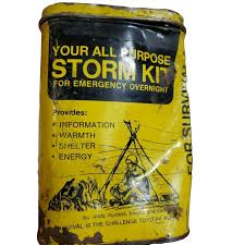 Vintage Tacoma Mountain Rescue Storm Survival Kit Metal Tin ...