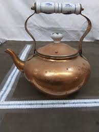 Vintage Tayee Copper company Tea Pot Kettle Teapot ...