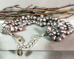 Vintage Pearl Multi Strand Sterling Silver Filigree Lobster ...