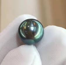 Huge 13mm South Sea Genuine Green Peacock Round Loose Pearl ...