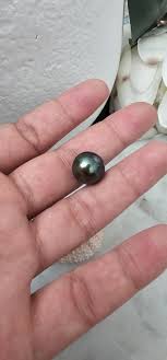 13MM AAA Pistachio Southsea Pearl. 13MM Emerald Green ...