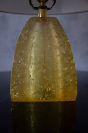 1960s Fractal Resin Mantel Lamps, Rewired - a Pair | Chairish