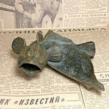 Fish Goby Vintage 1960's USSR Russian MINOR ART DECO Bronze ...