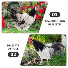 2 Pcs Decorative Garden Inserts Backyard Acrylic Chicken outside House Outdoor Decorations Lawn Stake - Walmart.com