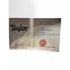 Used Taylor 224CEKDLX Natural Acoustic Electric Guitar ...