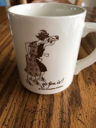 1984 Coffee Mug Go For It! by Hourglass Editions Sisters Best Friends Running | eBay