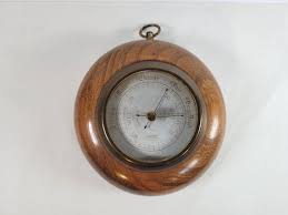 Antique Circular Barometer / Antique Wall Barometer - Etsy