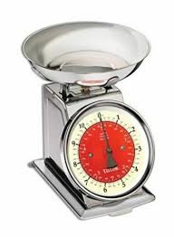 Mechanical Kitchen Weighing Food Scale with Black and Silver ...