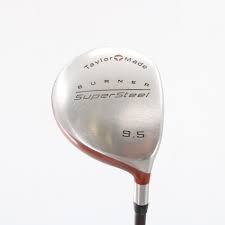 TaylorMade Burner SuperSteel 9.5 Deg Driver Graphite Shaft ...
