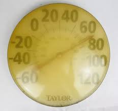 VINTAGE TAYLOR THERMOMETER LG 18” Metal Plastic In/Outdoor Garage Garden Works $48.23 - PicClick CA