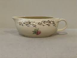 Vintage Taylor Smith Taylor Pottery/China Gravy Boat Cream ...