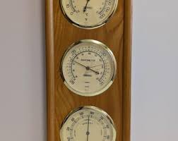 Vintage Wall Barometer Weather Station, Midcentury 1960s 1970s Airguide Weather Station - Etsy