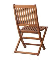 Smith & Hawken 2-Piece Wood Folding Patio Chair Set