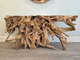 5+ Ft Teak Root Console Table - Etsy