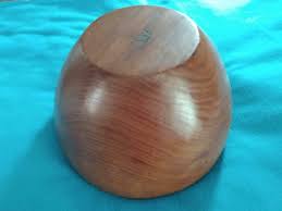 Vintage Midcentury Unisilver Teak Wood Bowl LARGE 12" Kitchen Salad Bowl THAILAN | #3763984173