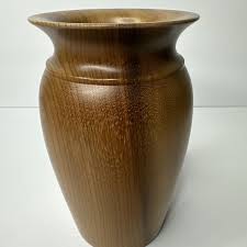 Myrtlewood 7” Wooden Vase | eBay