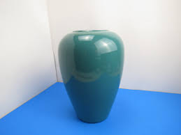 Vintage McCoy Pottery 468 USA Fine Form Vase Blue Green ...