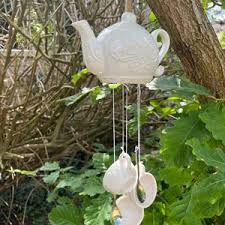 Ceramic Teapot Wind Chimes 38 Cm - Etsy