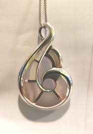 Sterling silver big charm/pendent, beautiful design, mother ...