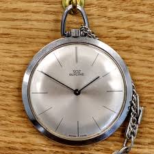1950's GLYCINE Pocket Watch 17 Jewels Cal. AV 423 Swiss Made ...
