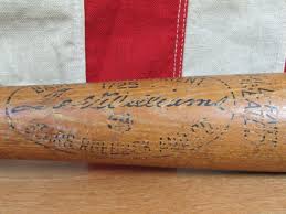 Vintage 1960s Ted Williams Wood Baseball Bat 1725 LL ...