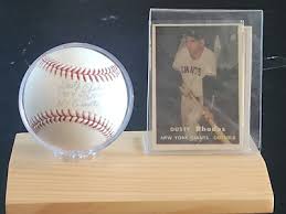 Dusty Rhodes Autographed MLB Baseball New York Giants JSA ...