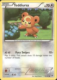 TEDDIURSA Common BW10 Pokemon Plasma Blast Card # 75/101
