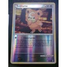 carte pokemon - teddiursa - holo reverse commune 73/95 - appel des legendes | Rakuten
