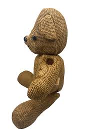 Vintage Burlap Teddy Bear | eBay