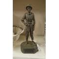 Countess Markievicz with Revolver Bronzed Statue - 12ins Tall