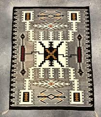 Lot - EXQUISITE VINTAGE NAVAJO STORM PATTERN FINELY HAND ...