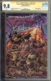 Teenage Mutant Ninja Turtles #18 SS CGC 9.8 Auto Kevin ...