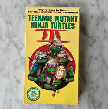 Vintage 1993 Teenage Mutant Ninja Turtles 3 VHS Movie | eBay