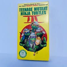The Teenage Mutant Ninja Turtles III (VHS, 1993) | eBay