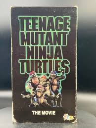 Teenage Mutant Ninja Turtles: the Movie (vintage Action Vhs ...