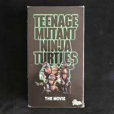 Teenage Mutant Ninja Turtles 1990 Vintage Movie VHS